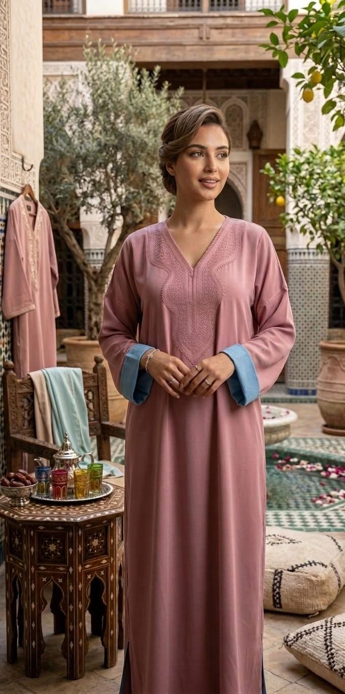 Effortless Elegance - The Heritage Embroidered Kaftan Collection