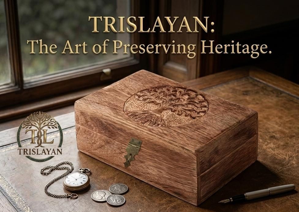 Tree of Life Handcrafted Paulownia Souvenir Box