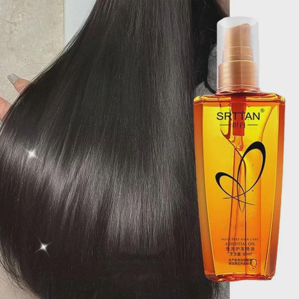 Silk & Shine Moroccan Argan Hair Oil Mist | Lightweight Frizz Control  Split End Repair Serum