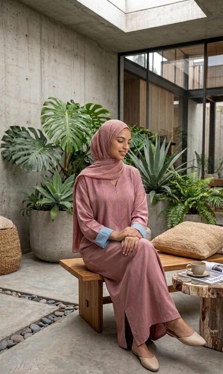 Effortless Elegance - The Heritage Embroidered Kaftan Collection